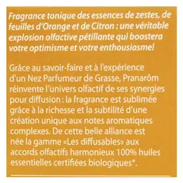 Pranarôm Les Diffusables Mélange d'Huiles Essentielles Zeste Tonique Bio 30ml