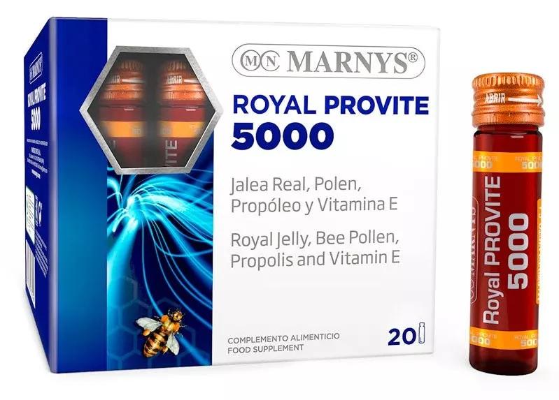 Marnys Royal Provite 5000 Jalea Real +Propóleo+Polen+Vit E 20 Viales de 11ml