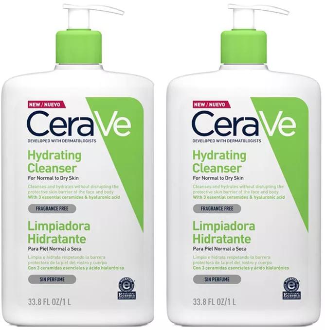 Cerave Hydraterende Reiniger 2x1 Liter
