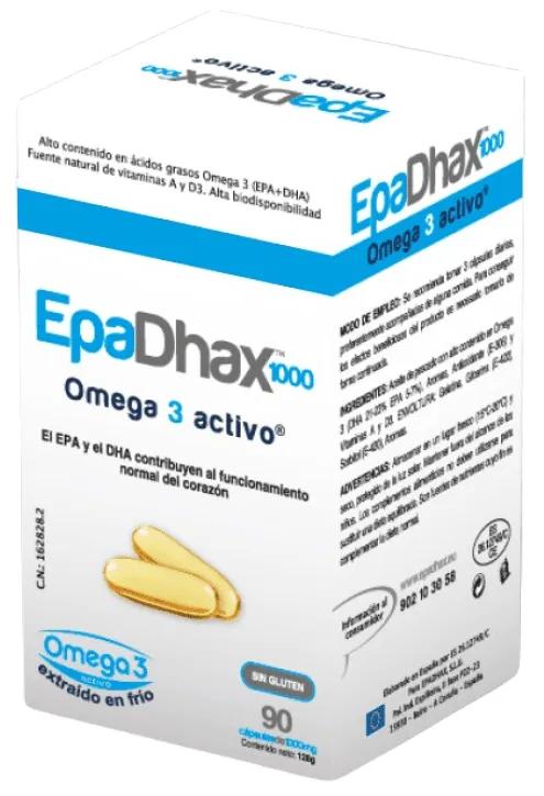 EpaDhax 1000mg Oméga 3 Actif 90 Gélules