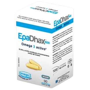 EpaDhax 1000mg Active Omega 3 90 Capsules