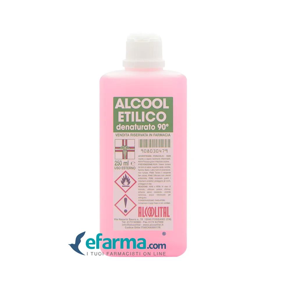 Alcool Etilico Denaturato 90% Flacone 250 ml