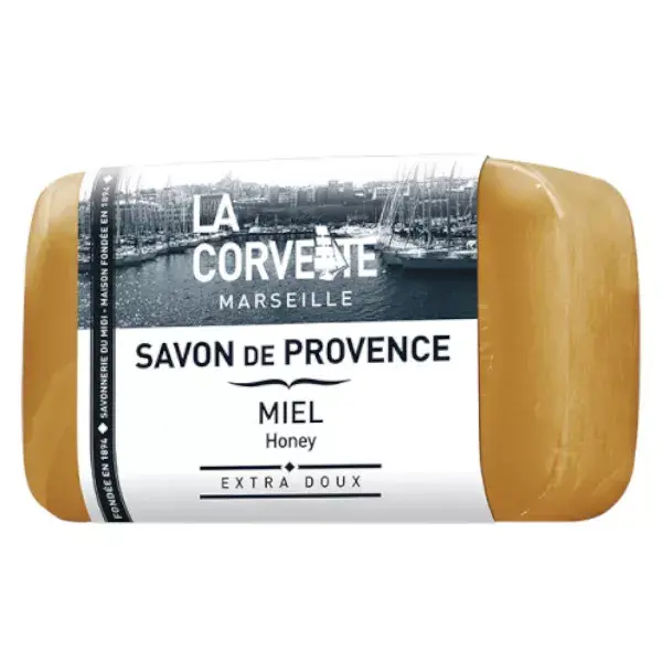 La Corvette Marseille Savon de Provence Miel Filmé 100g