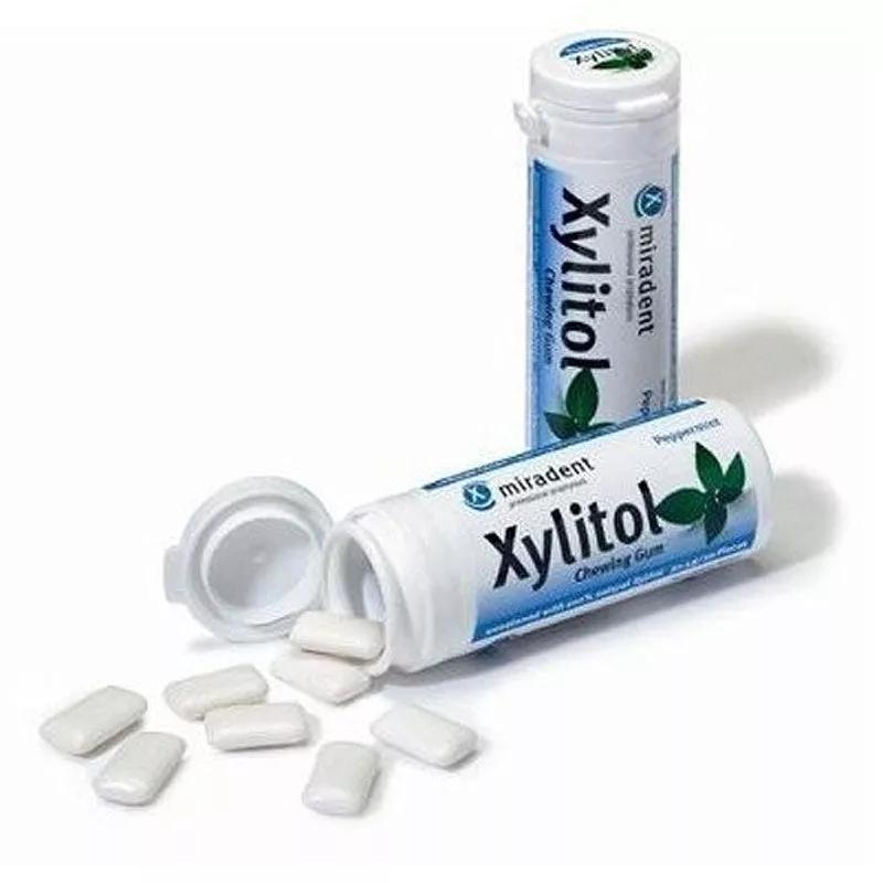 Miradent Xylitol Gomme Menthe 30 Unités