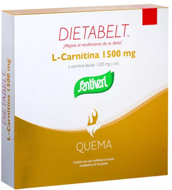 Santiveri Dietabelt Qouema L-Carnitina 1500 mg 10 Frascos