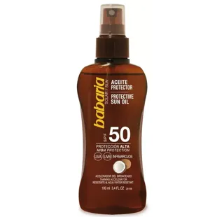 Babaria Sunscreen Oil SPF50 Coconut 100 ml