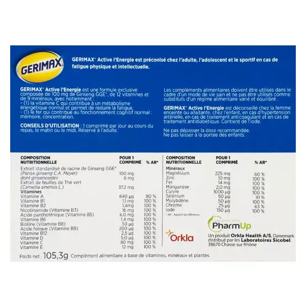 Gerimax Active Energy 90 Tablets