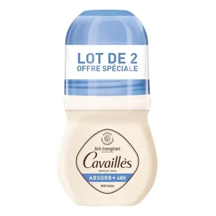 Rogé Cavaillès Deodorante ABSORB+ 48h Anti-Traccia Roll-On 50ml x2