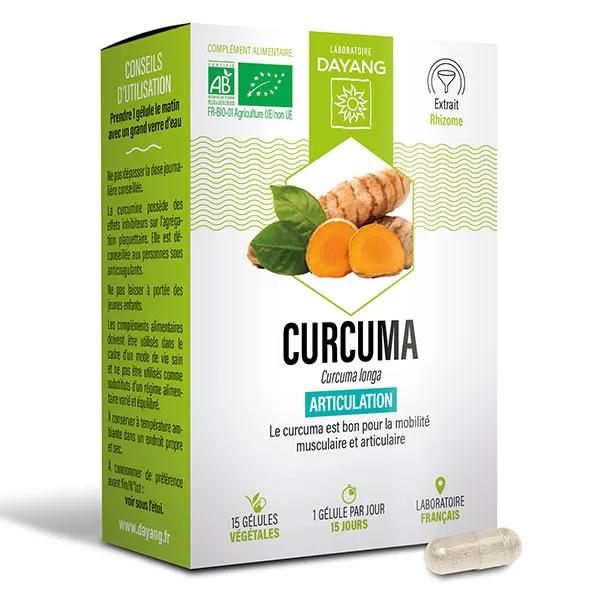 Dayang Cúrcuma Bio Esfera Articular 15 comprimidos