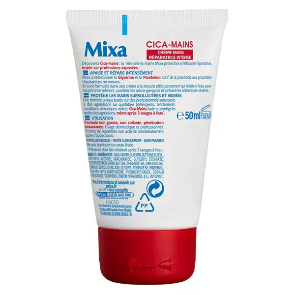 Mixa Cica-Mains Intense Repairing Hand Cream 50ml