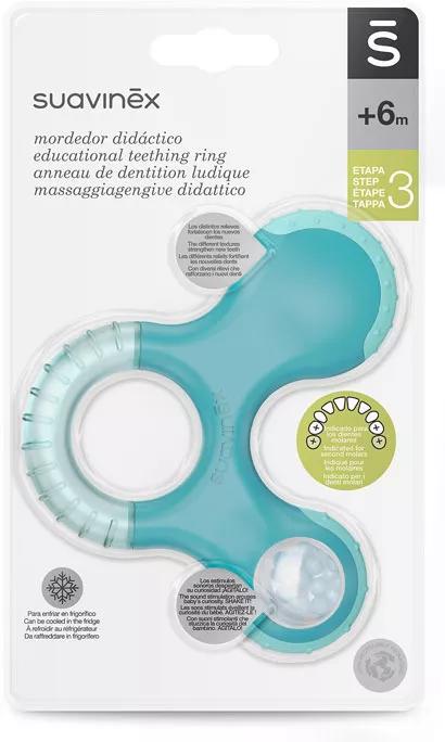 Suavinex Bijtring 6m + Turquoise Groen