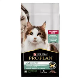 Purina Proplan LiveClear Chat Stérilisé Saumon 2,8kg