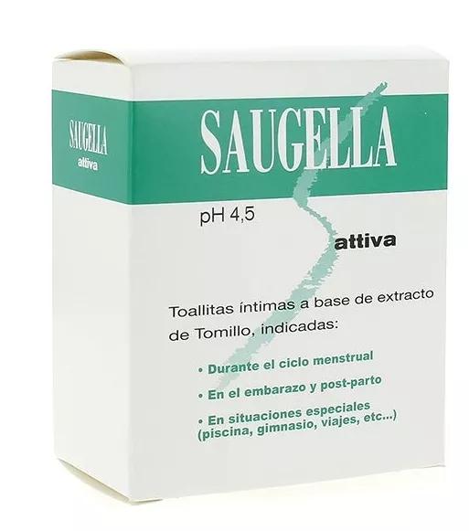 Les lingettes intimes Saugella Attiva unités