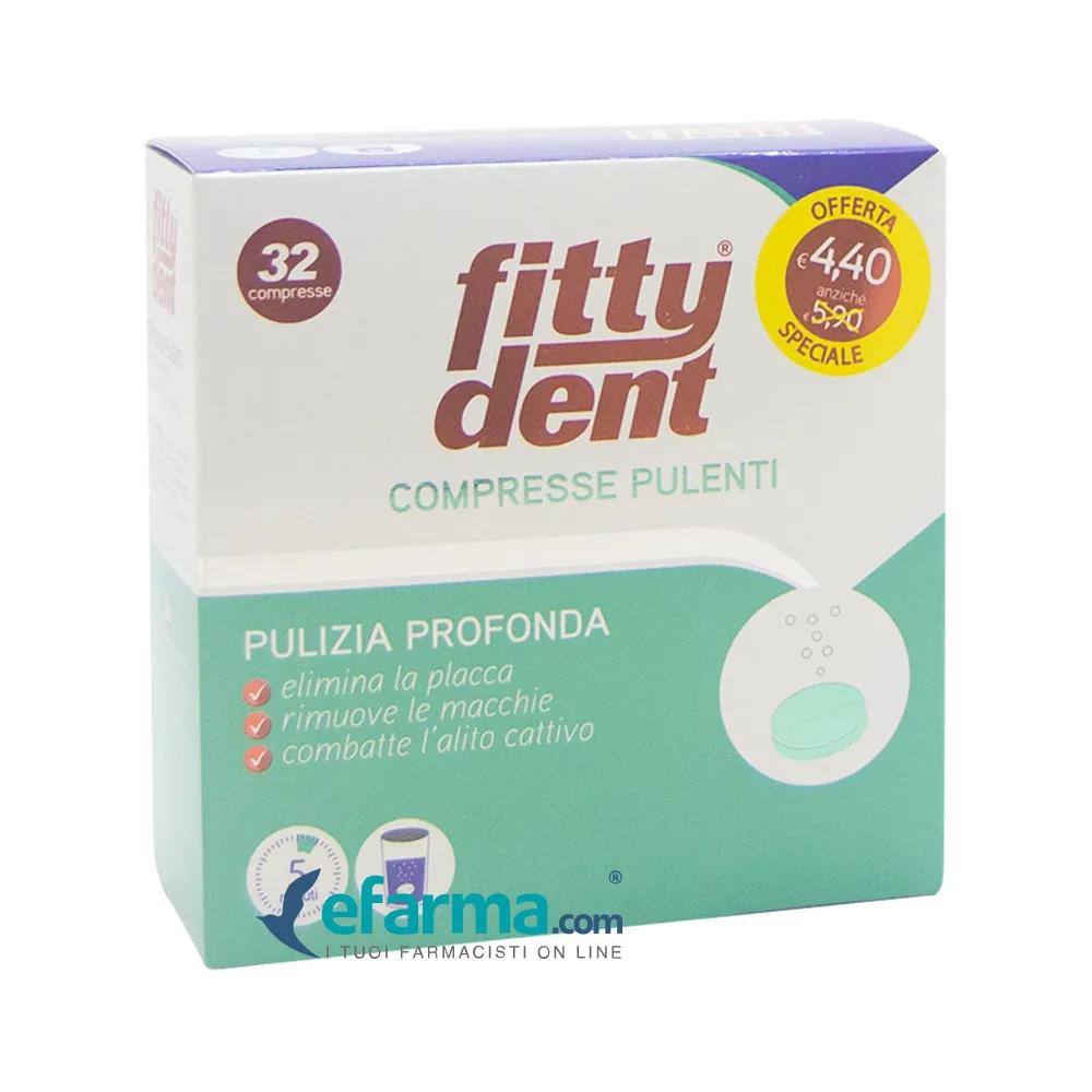 Fittydent Compresse Igienizzanti Protesi Dentali 32 Compresse