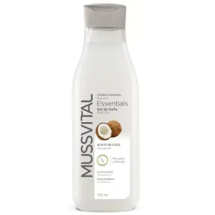 Mussvital Essentials Gel de Baño Aceite de Coco 750 ml