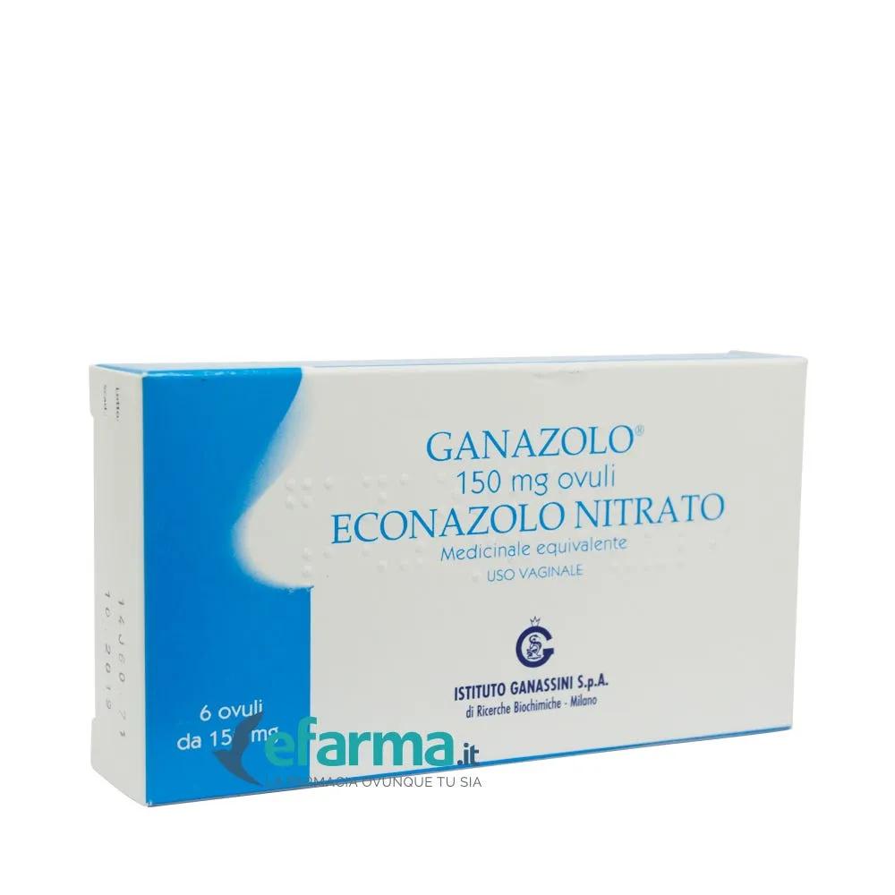 Ganazolo 150 mg Econazolo Antimicotico 6 Ovuli Vaginali