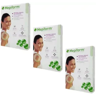 Pensos de Silicone Mepiform 10x18cm 3x5 unidades