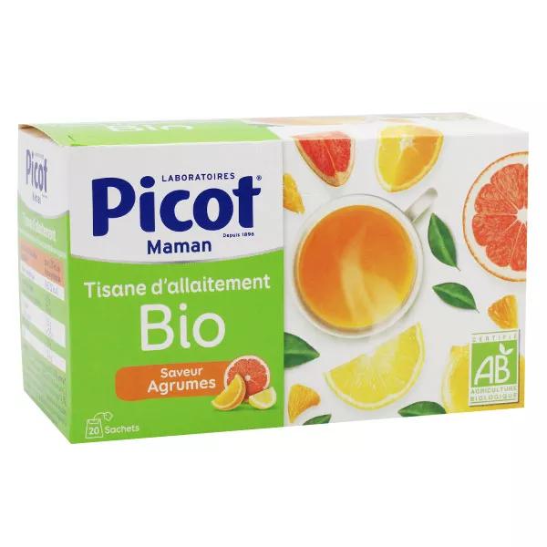Picot Maman Organic Citrus Té de hierbas para la lactancia 20 bolsitas de té