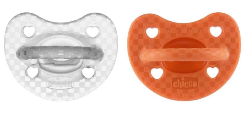 Chicco PhysioForma Luxe Pacifier Orange-Grey 16-36m 2 pcs