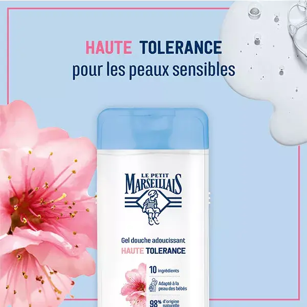 Le Petit Marseillais Douche Gel  Haute Tolérance Fleur d'Amandier Bio 400ml