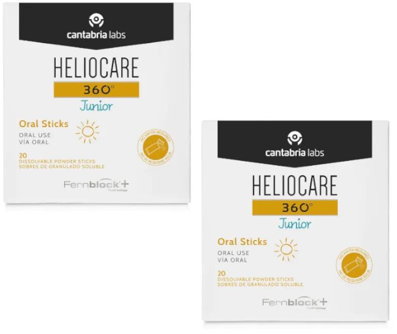 Heliocare 360 Junior Oral 2x20 Sticks