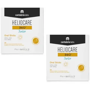Heliocare 360 Junior Oral 2x20 Sticks