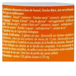 Superdiet Quatuor Bien-Être Digestif Bio 150 gélules