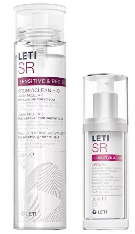 Leti SR Sérum Antirojeces 30 ml + ProbioClean H2O Agua Micelar 200 ml