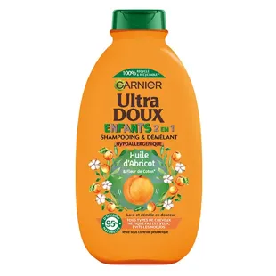 Garnier Ultra Doux Enfants Shampoo 2in1 Olio di Albicocca e Fiore di Cotone 600ml