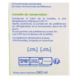 Alvityl -Défenses Sirop Echinacées, Propolis, Vitamines C & D dès 3 ans 240 ml