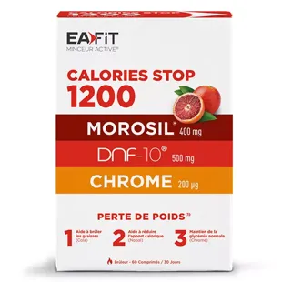 Eafit MINCEUR ACTIVE - Stop Calorie 1200 - Perdita Peso - Morosil -  60 Compresse