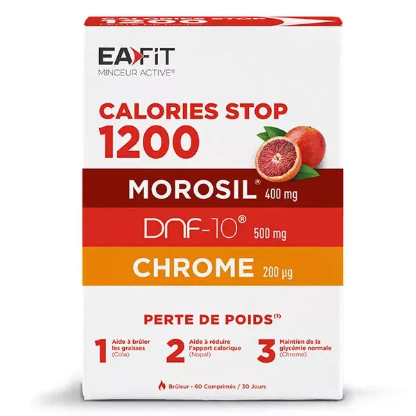 Eafit MINCEUR ACTIVE - Stop Calorie 1200 - Perdita Peso - Morosil -  60 Compresse