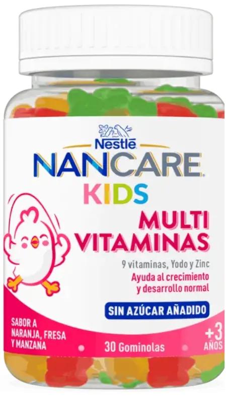 Nestlé NANCARE KIDS Multivitamines +3 ans 30 bonbons gélifiés