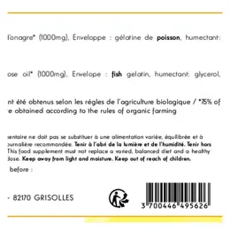 Belle & Bio Bourrache et Onagre Bio 120 capsules