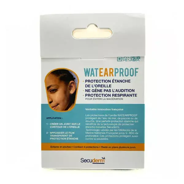 Secuderm WatEARproof protection oreille 100% étanche même en immersion
