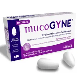 Mucogyne Ovules Intimes Non Hormonaux 10 ovules vaginaux