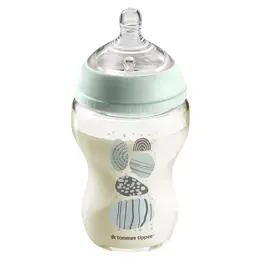 Tommee Tippee Biberon Closer To Nature Verre Déco Vert 250ml