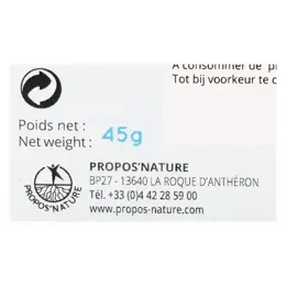 Propos' Nature Apithérapie Gomme de Propolis Oligoéléments Pin Bio 45g