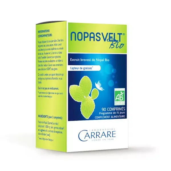 Carrare Nopasvelt Bio Caja 90 Comprimidos