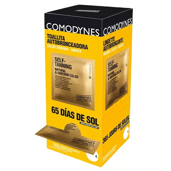 Comodynes Cosmetics Lingettes Autobronzantes 8 monodoses