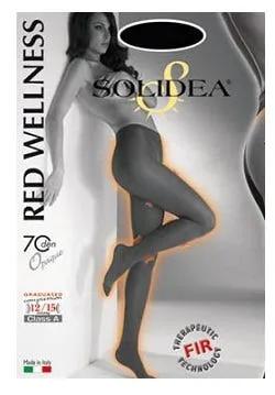 Solidea Red Wellness Opaque 70 DEN Collant Compressivo Colore Nero Taglia 2 M