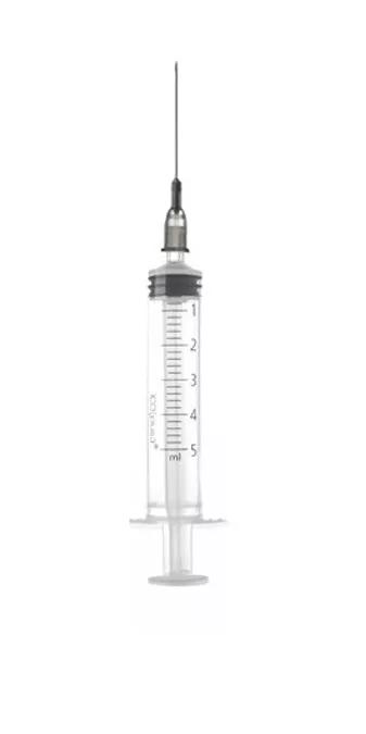 Ico Plus3 Schmerzlose Nadelspritze 5 ml