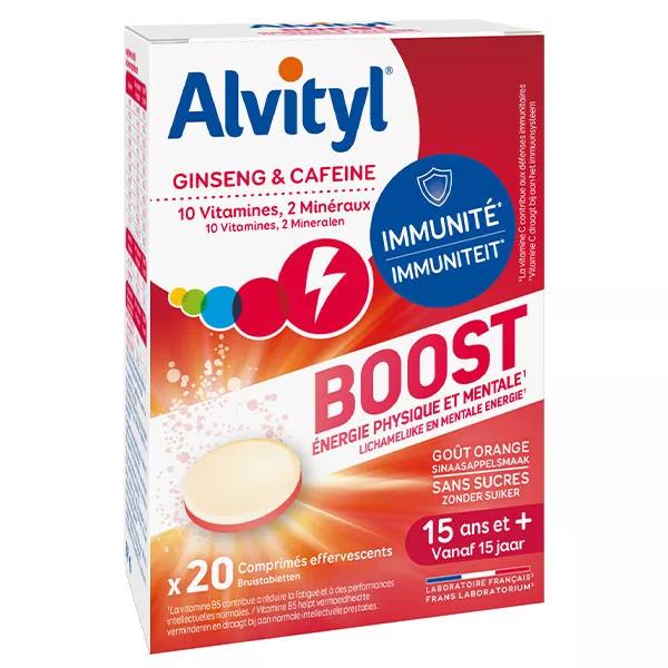 Compresse effervescenti al Ginseng Alvityl e caffeina 20