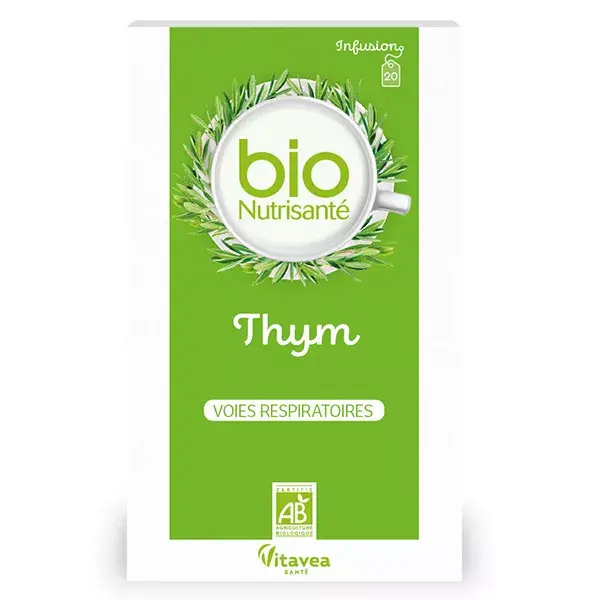 Nutrisanté Infusion organic thyme airway 20 sachets