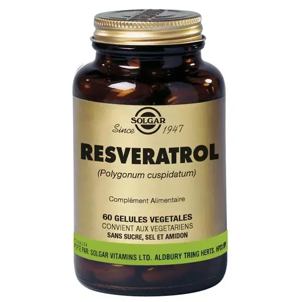 Solgar Resveratrol 60 gélules végétales