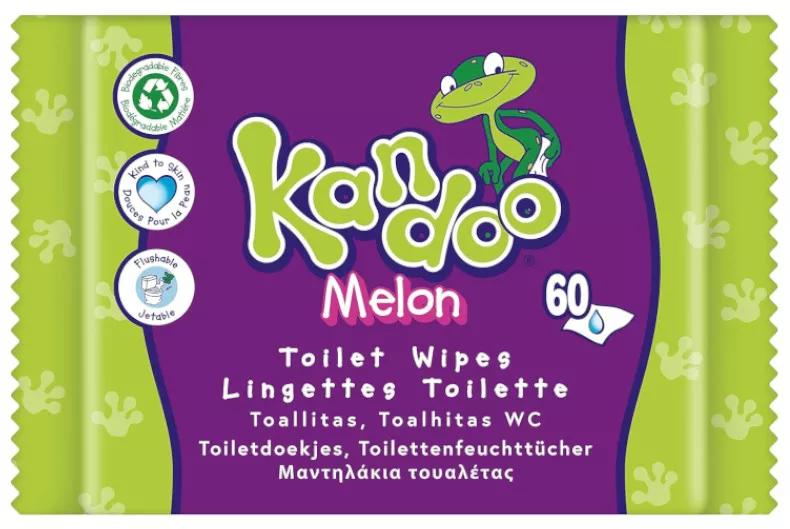 Kandoo Melon Wipes 60 Einheiten