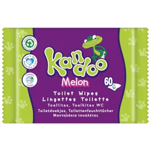 Kandoo Melon Wipes 60 units