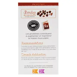 Protifast Boules de Soja Soufflé Chocolat 5 sachets