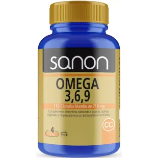 Sanon Omega 3,6,9 716,40 Mg 110 Cápsulas Blandas