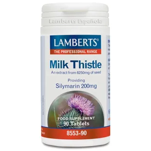 Lamberts Milk Thistle 6250mg (200mg Silymarin) 90 Tablets